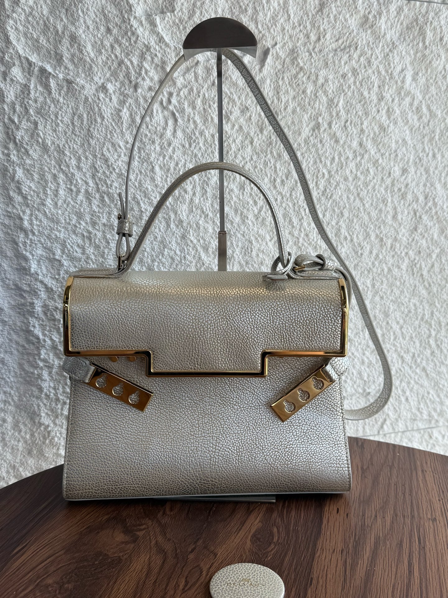 Delvaux - Tempete - Leather - Silver - (medium)