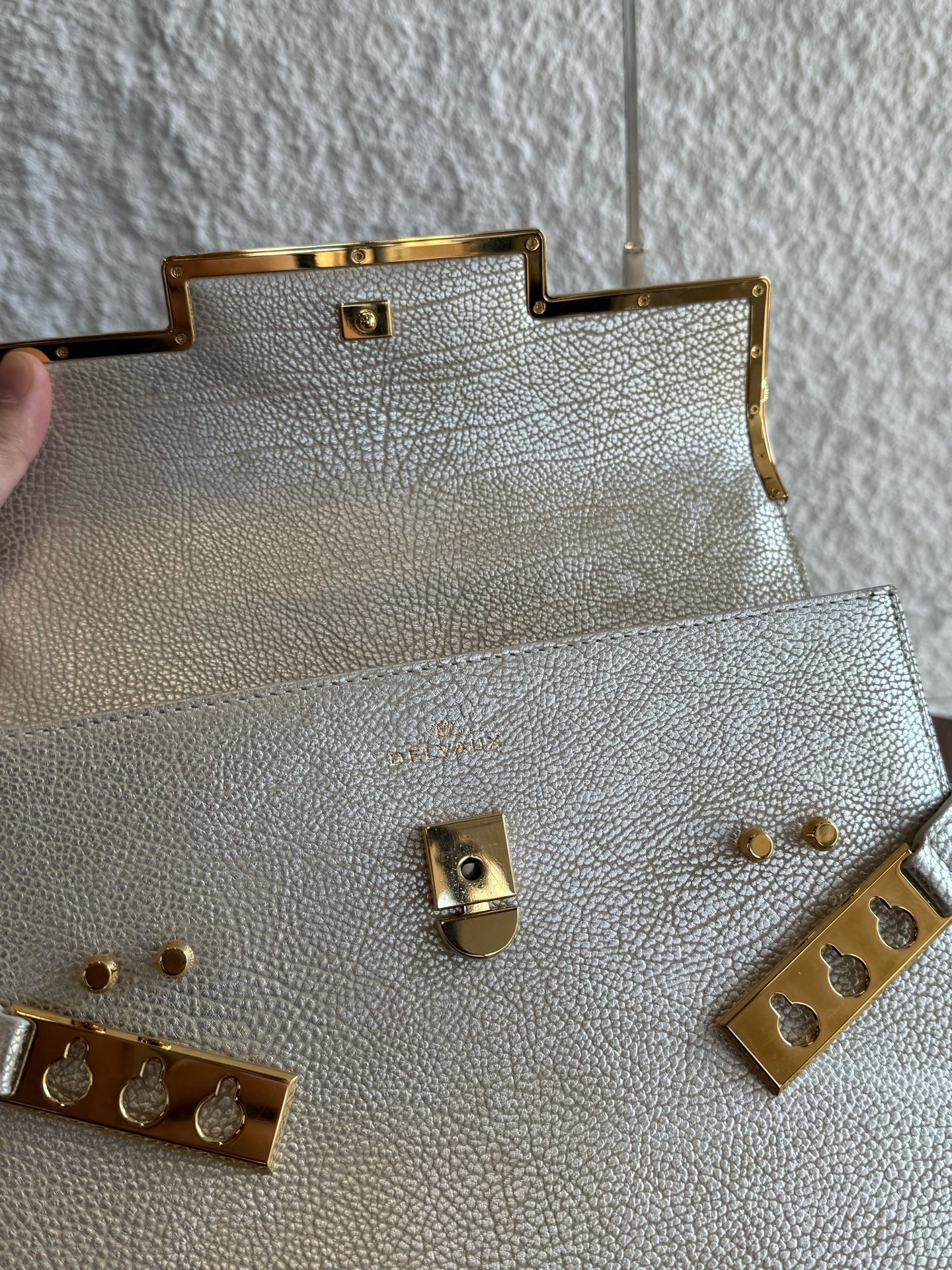 Delvaux - Tempete - Leather - Silver - (medium)