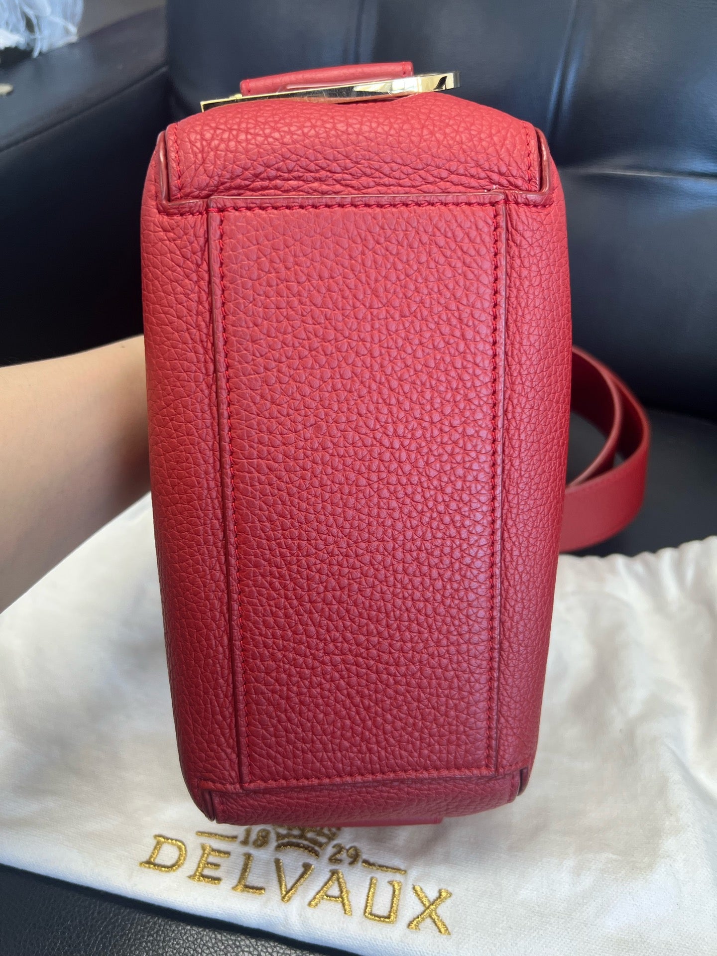 Delvaux - Tempete Mini - Calfskin - Red - (mini)