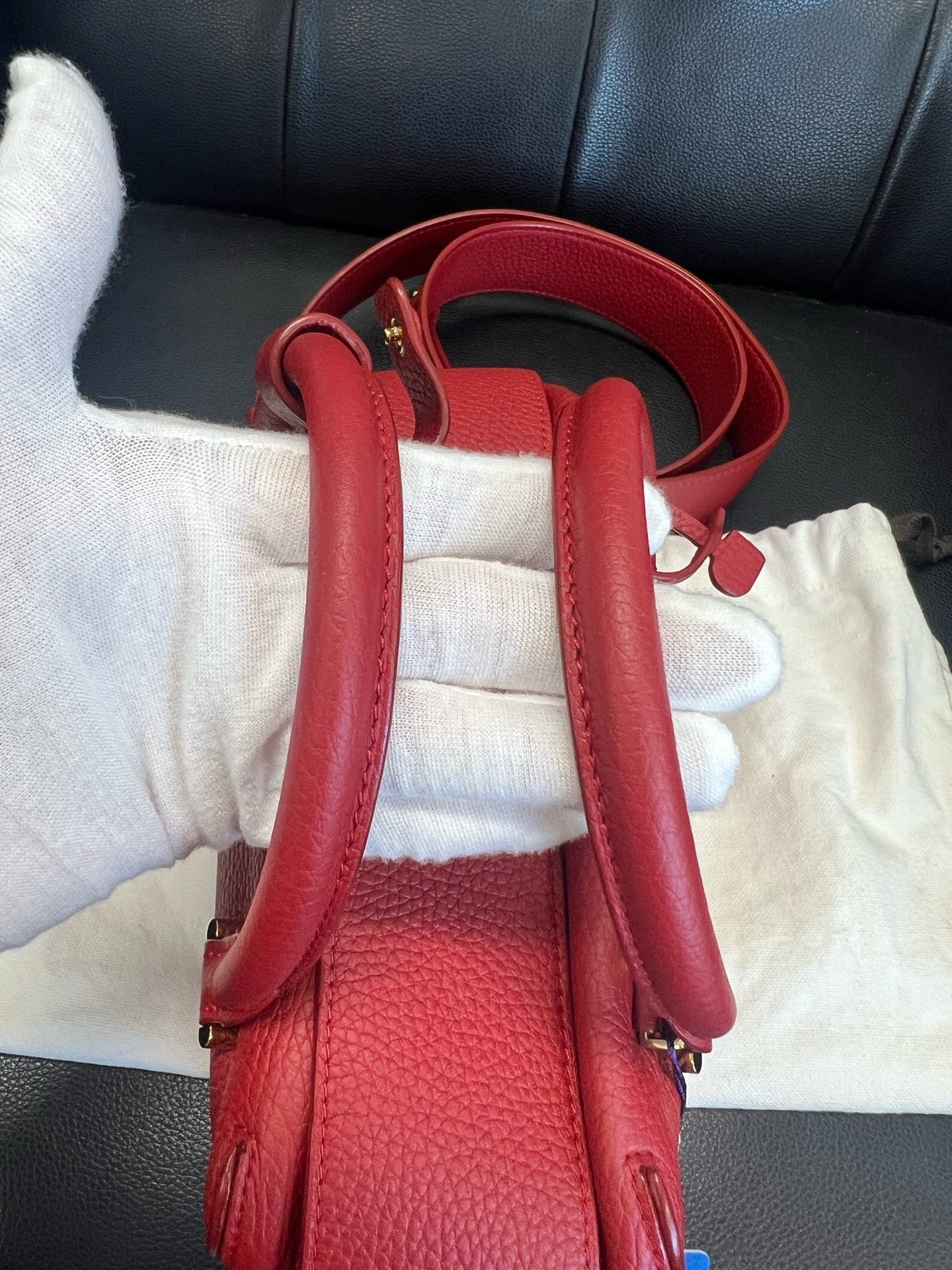 Delvaux - Tempete Mini - Calfskin - Red - (mini)