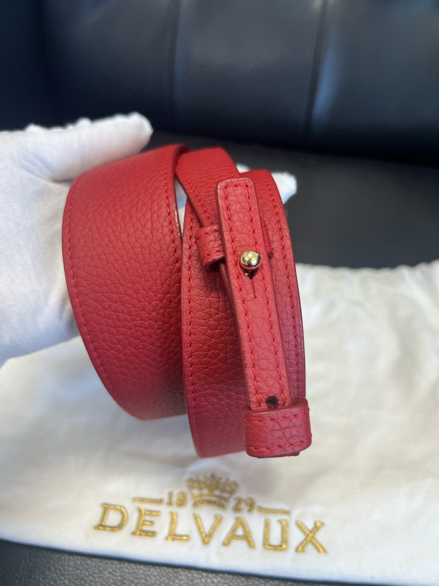 Delvaux - Tempete Mini - Calfskin - Red - (mini)