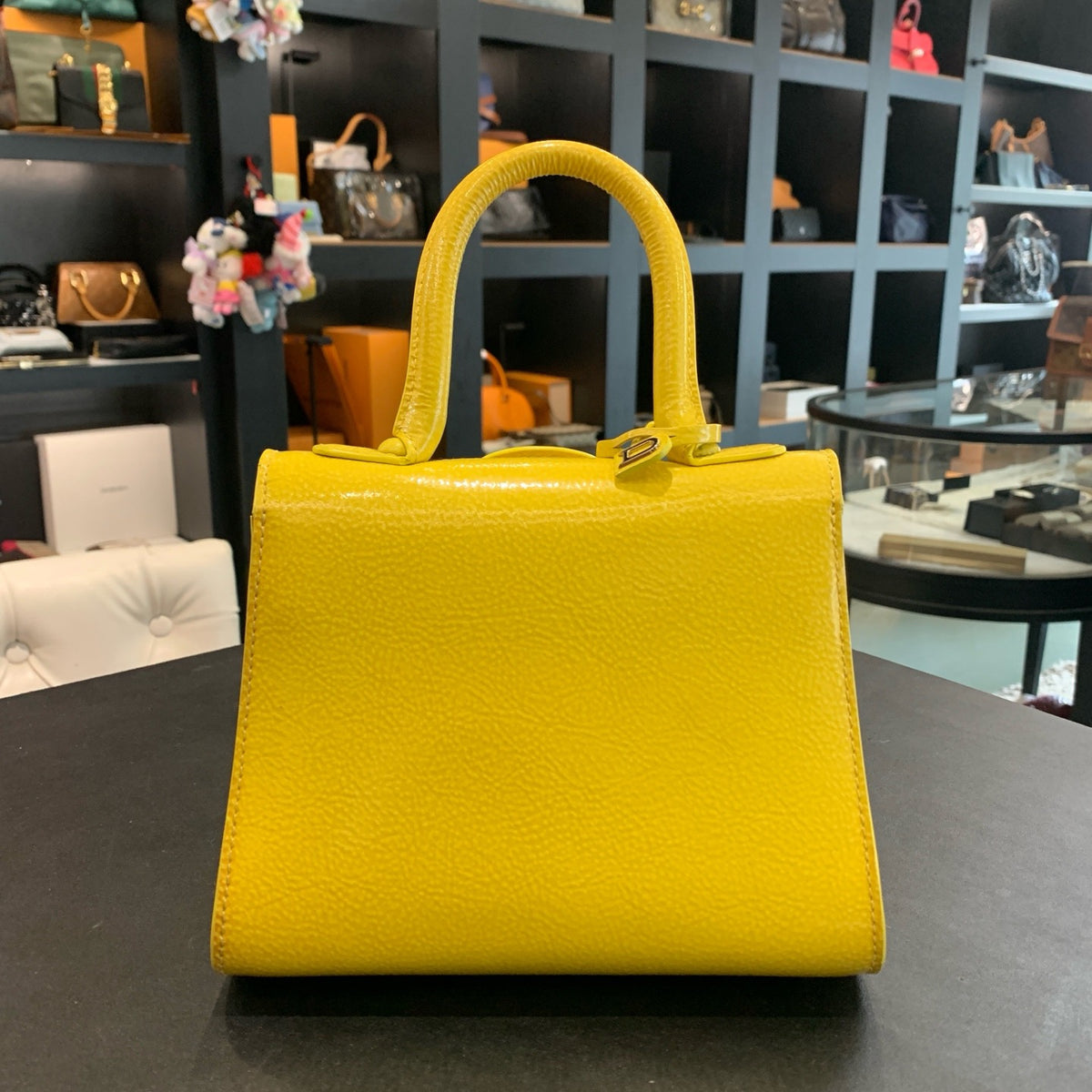 Delvaux - Tempete Mini - Patent leather - Yellow - (mini)