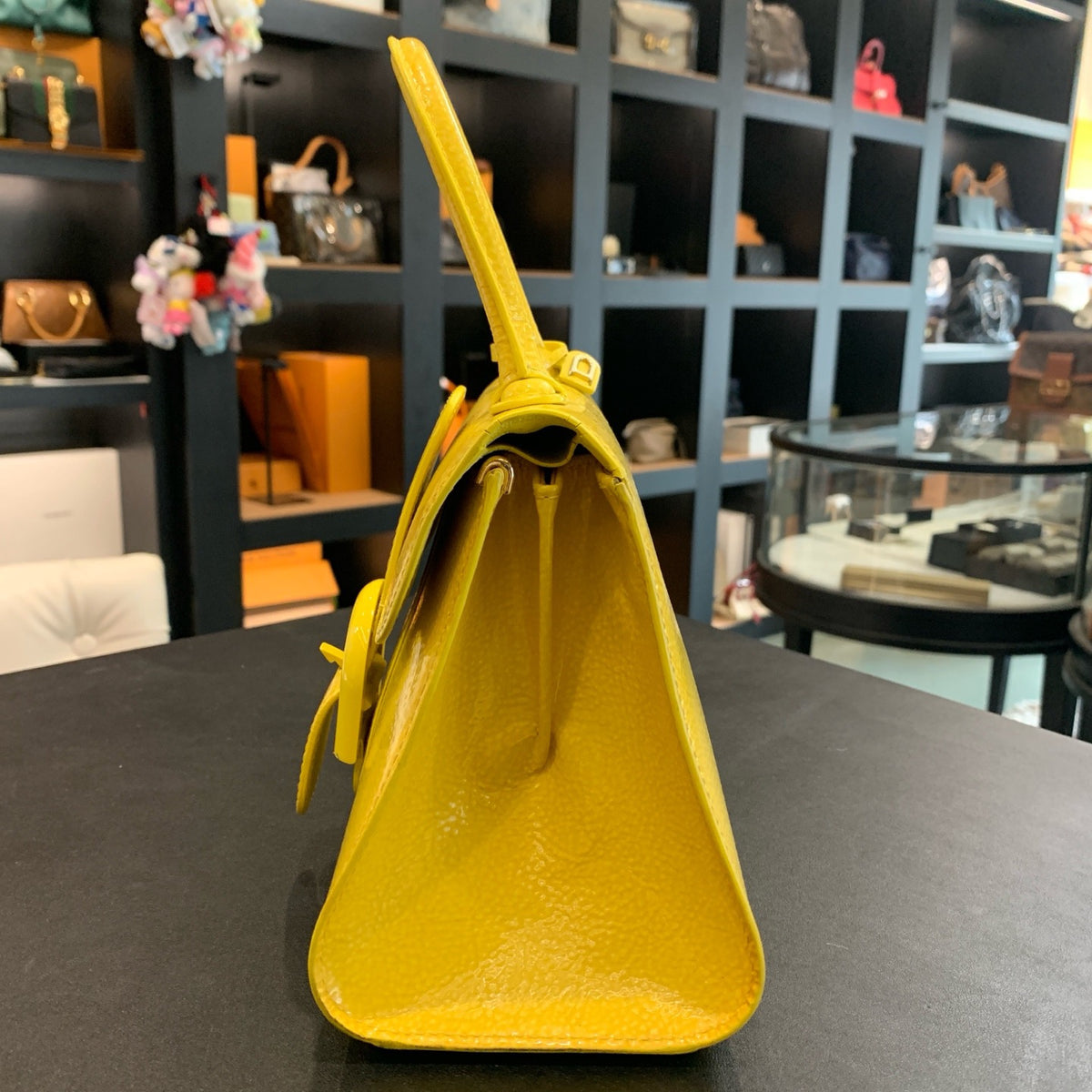 Delvaux - Tempete Mini - Patent leather - Yellow - (mini)