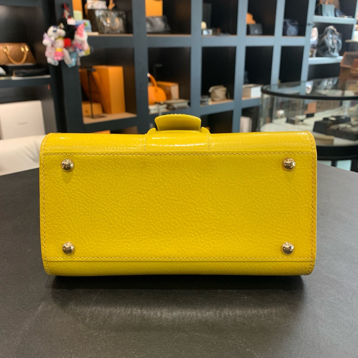 Delvaux - Tempete Mini - Patent leather - Yellow - (mini)
