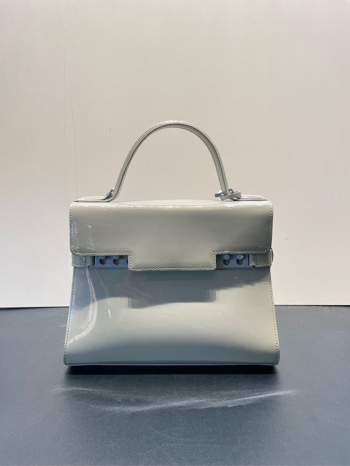 Delvaux - Tempete - Patent leather - Beige - (medium)