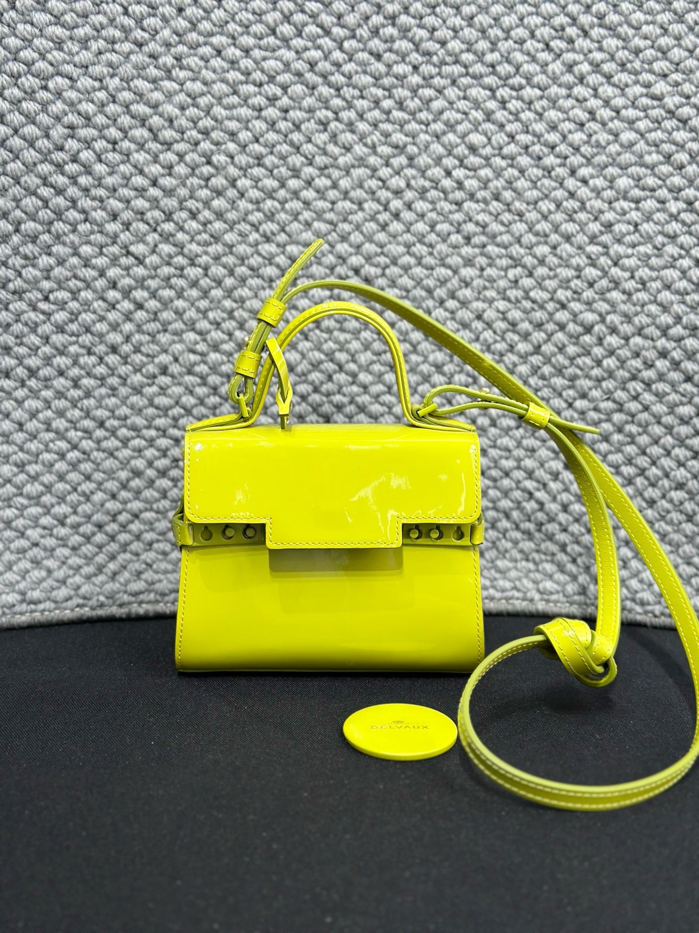 Delvaux - Tempete - Patent leather - Green - (mini)