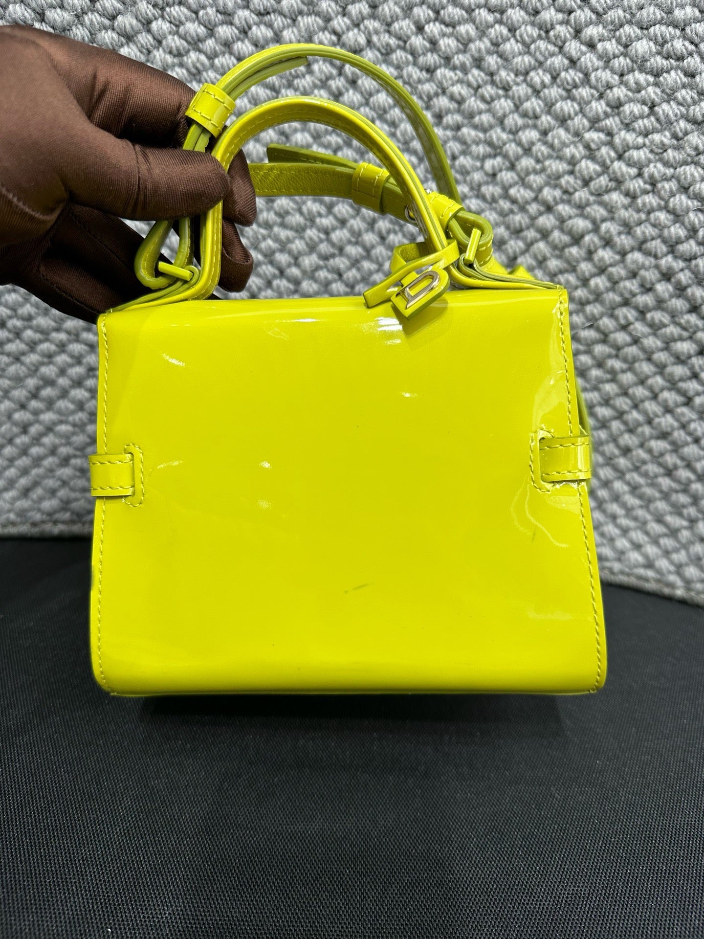 Delvaux - Tempete - Patent leather - Green - (mini)