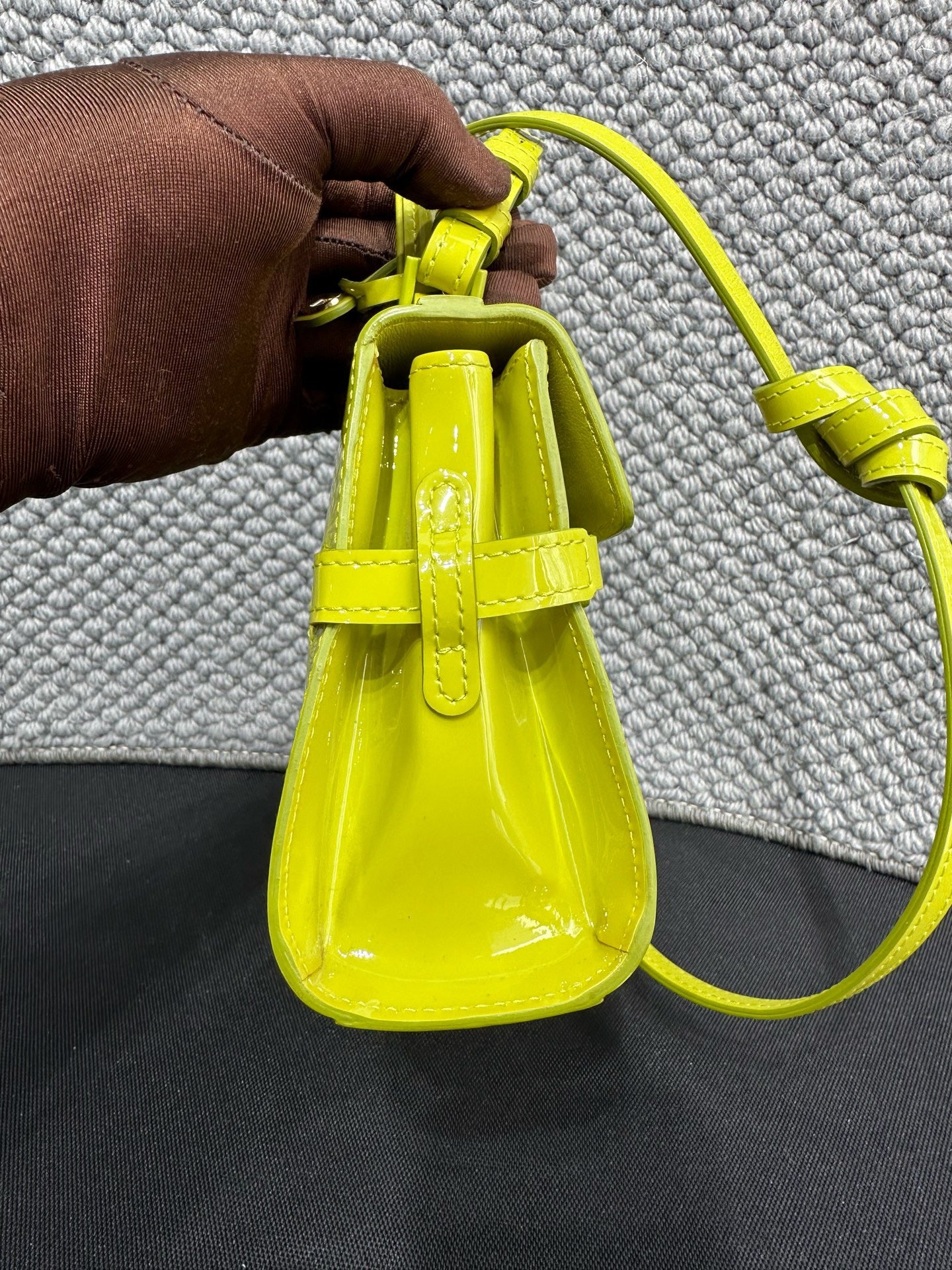 Delvaux - Tempete - Patent leather - Green - (mini)