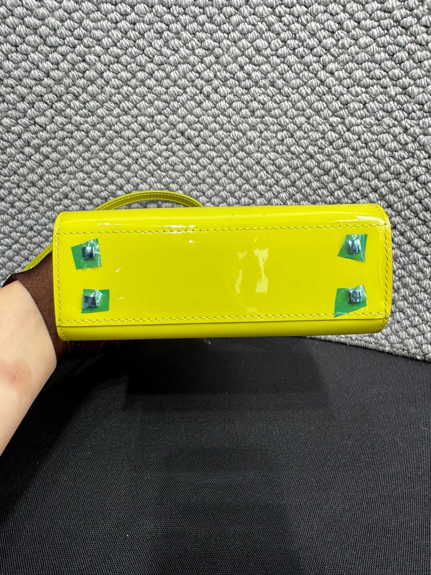 Delvaux - Tempete - Patent leather - Green - (mini)