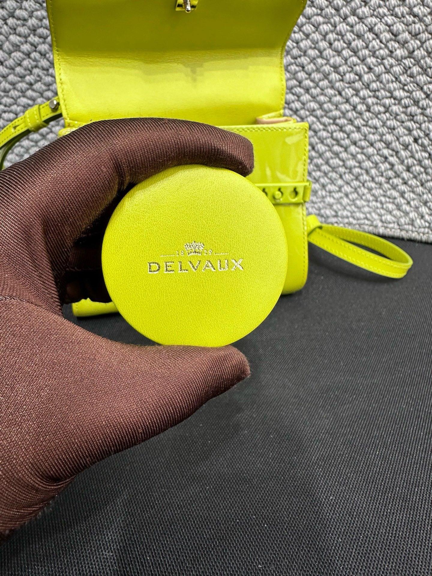 Delvaux - Tempete - Patent leather - Green - (mini)