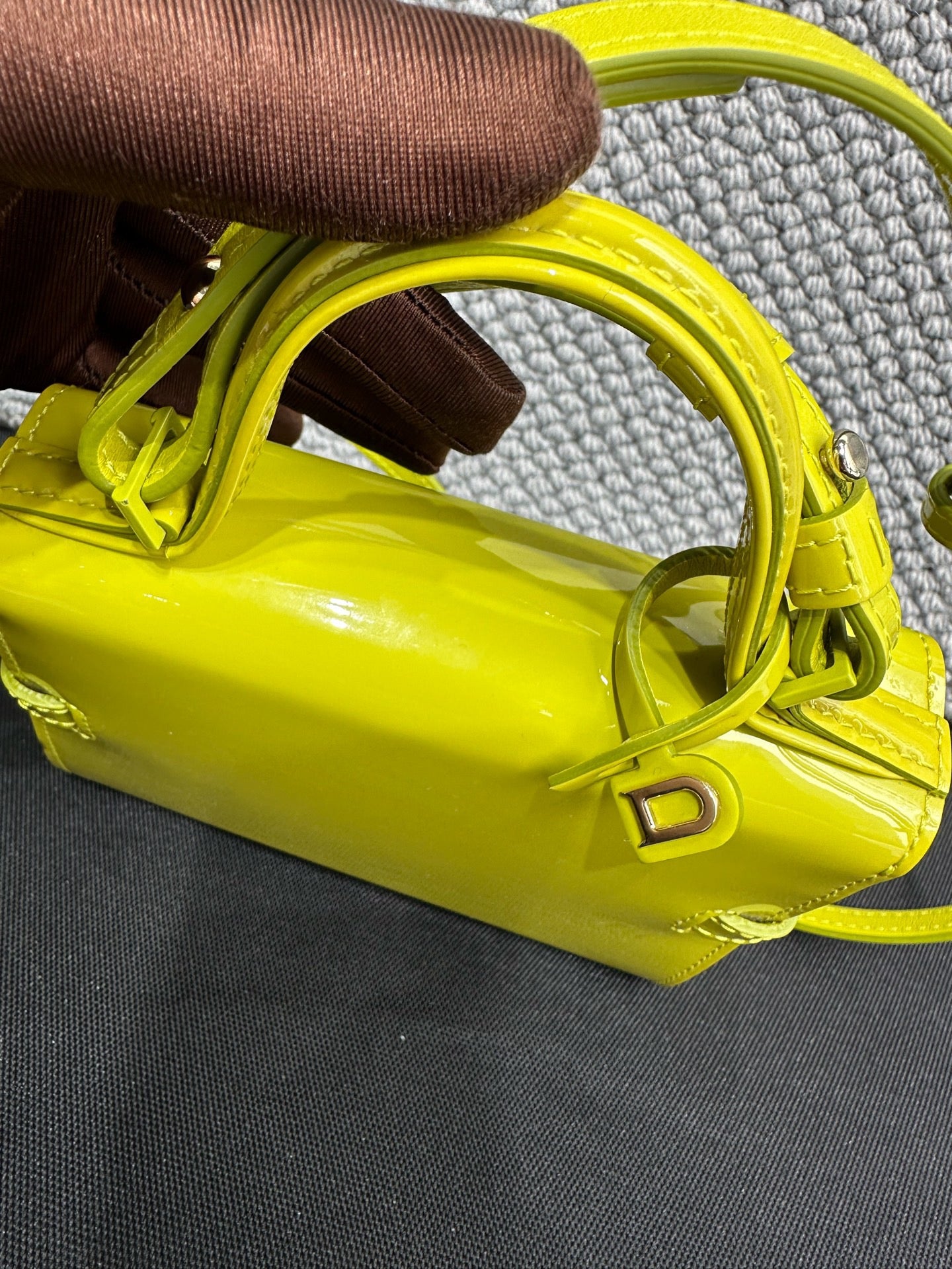Delvaux - Tempete - Patent leather - Green - (mini)