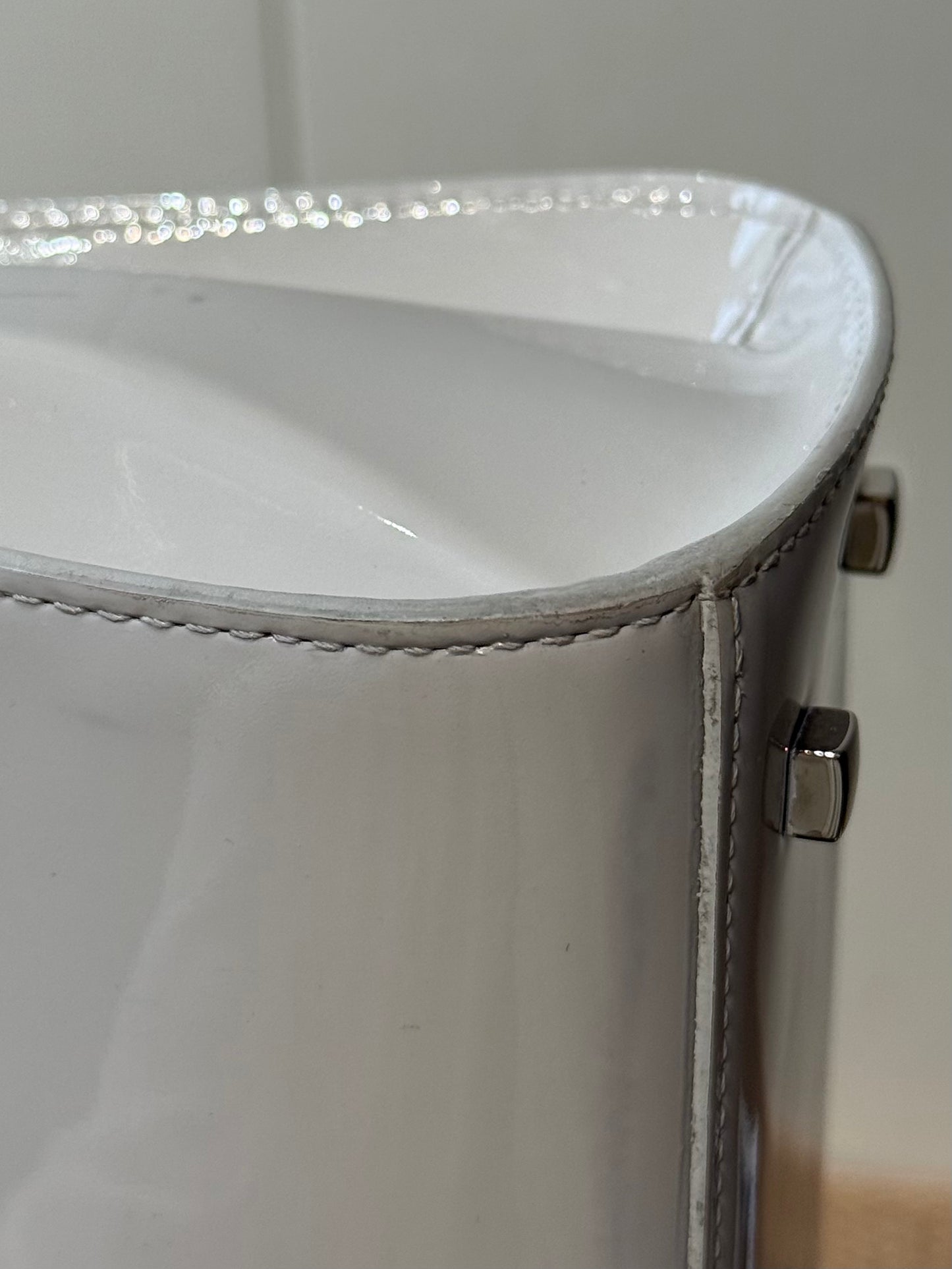 Delvaux - Tempete - Patent leather - White - (Other)