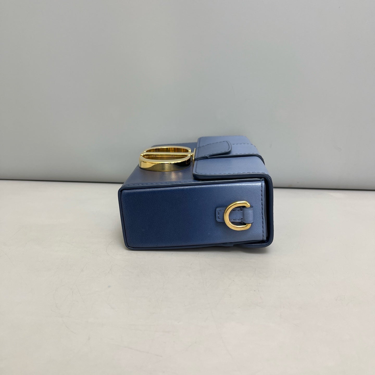 Dior - 30 Montaigne Box Bag - Leather - Blue - (mini)