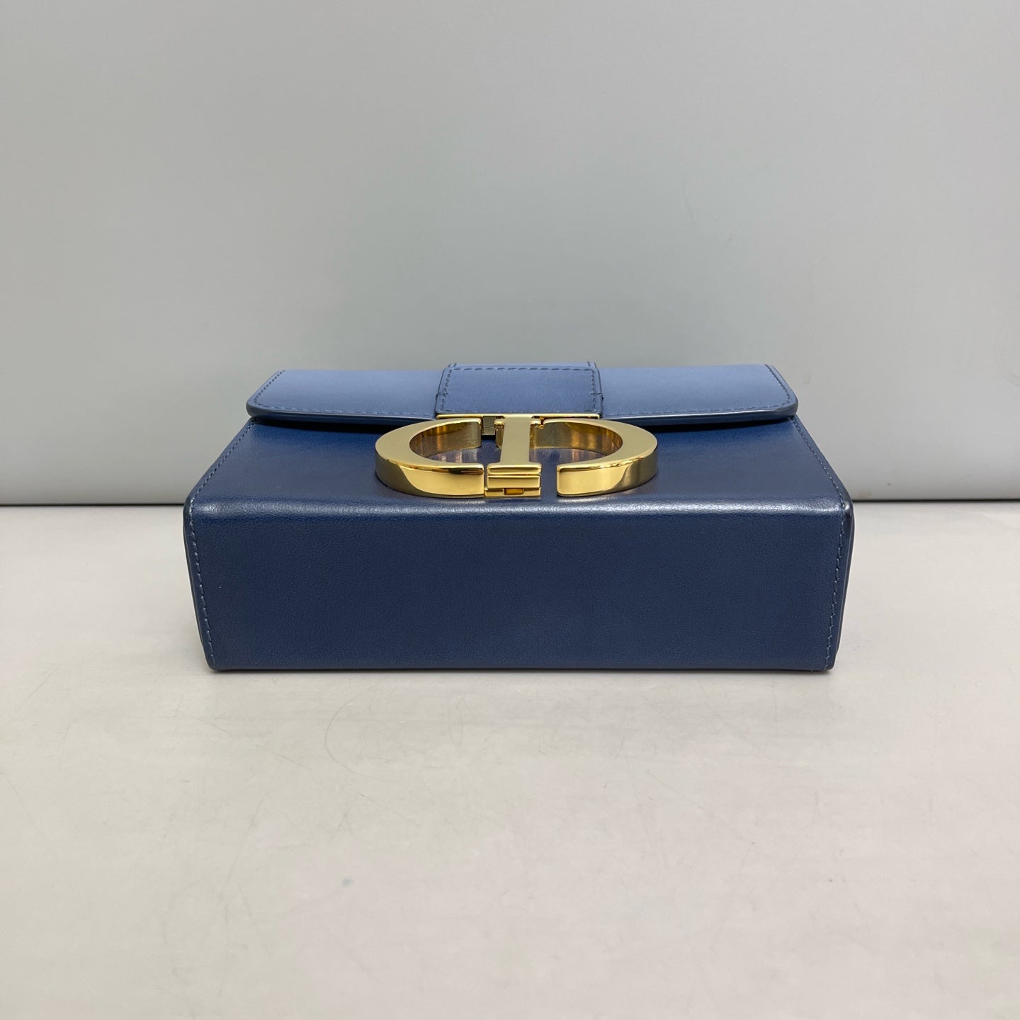 Dior - 30 Montaigne Box Bag - Leather - Blue - (mini)