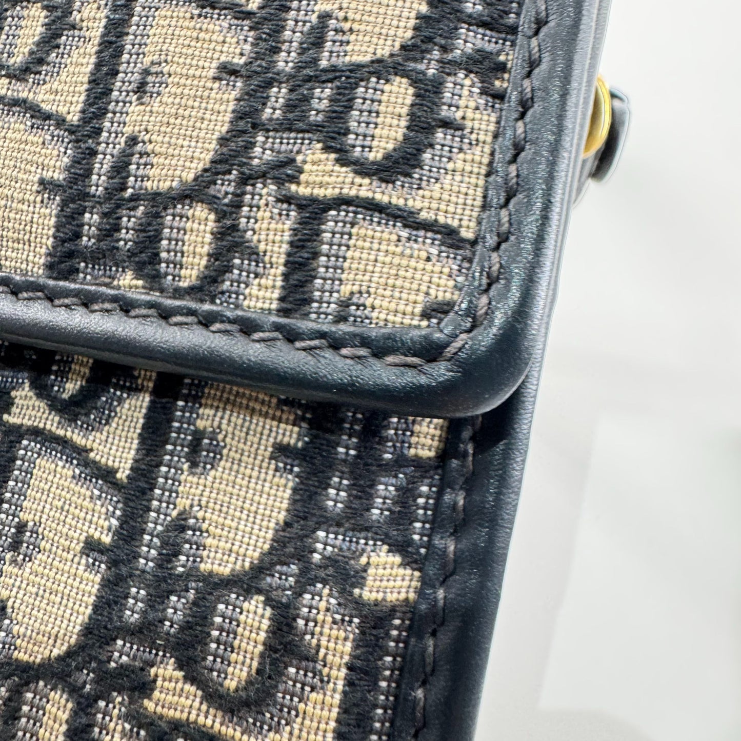 Dior - 30 Montaigne - Dior Oblique Jacquard Canvas with Calfskin Leather trim - Multicolour - (Small)