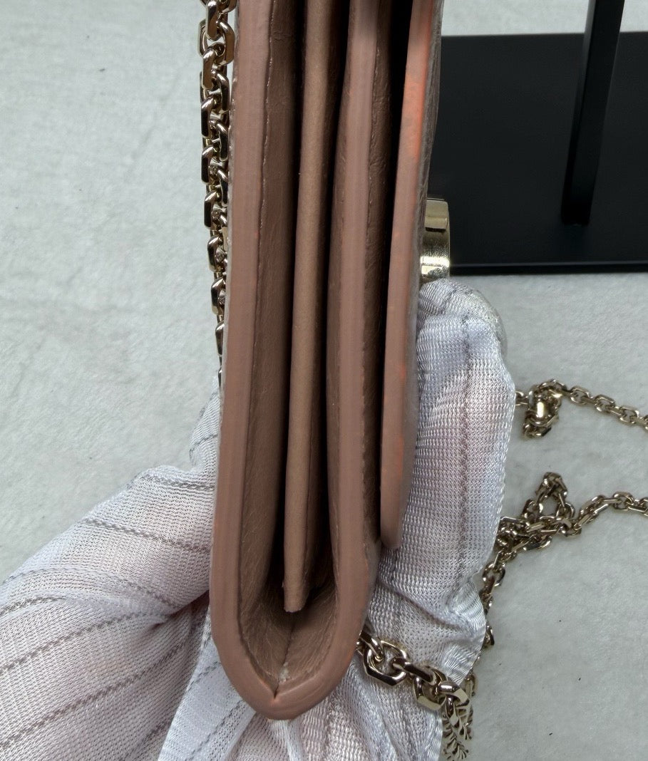 Dior - 30 Montaigne Large WOC - Leather - Beige - (Large)