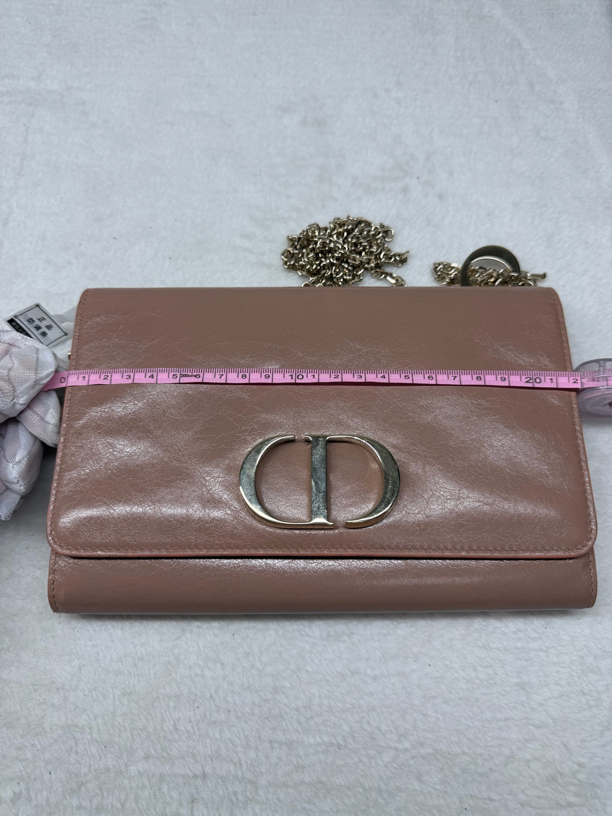 Dior - 30 Montaigne Large WOC - Leather - Beige - (Large)