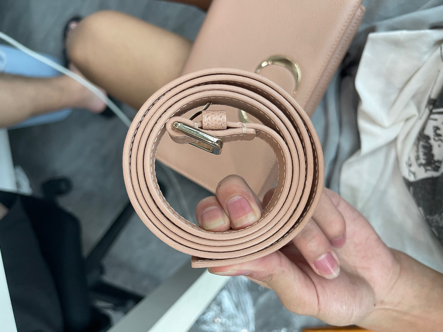 Dior - 30 Montaigne - Leather - Beige - (mini)