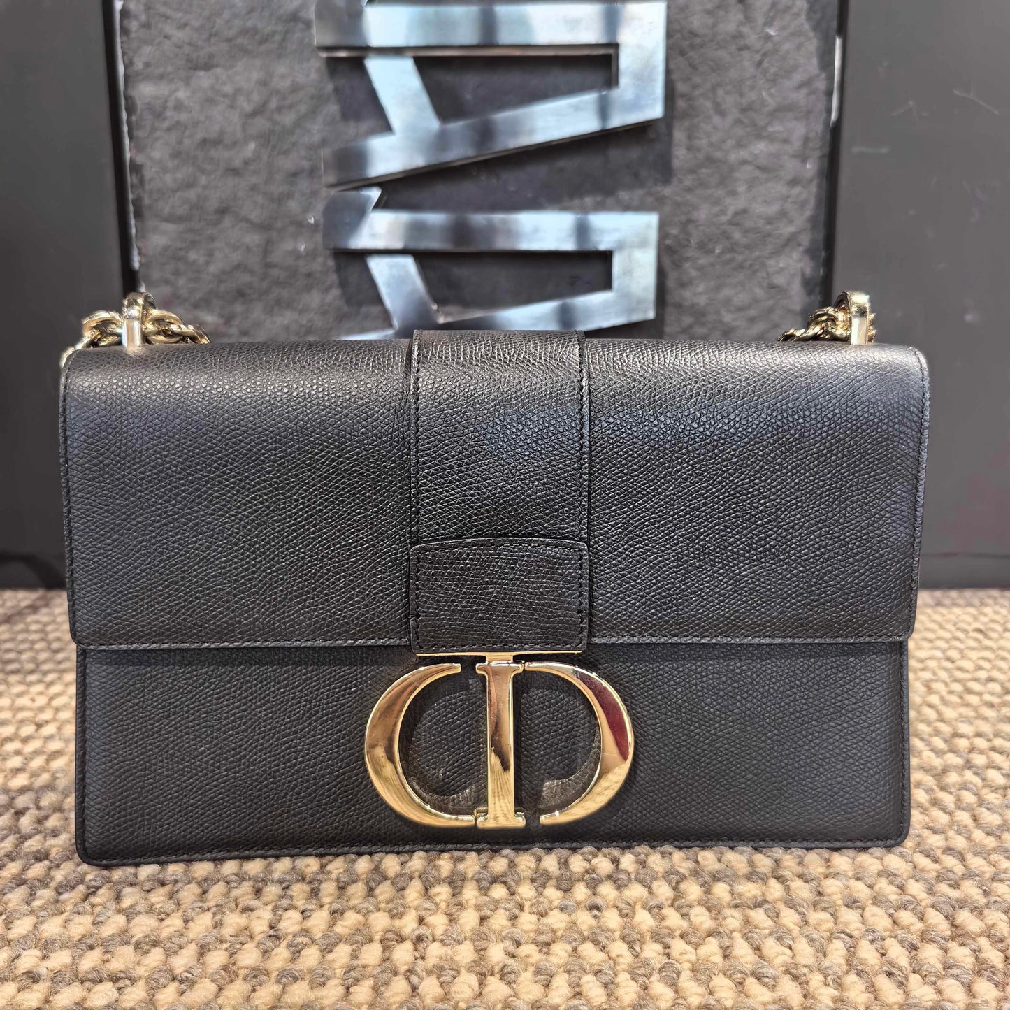 Dior - 30 Montaigne - Leather - Black - (medium)