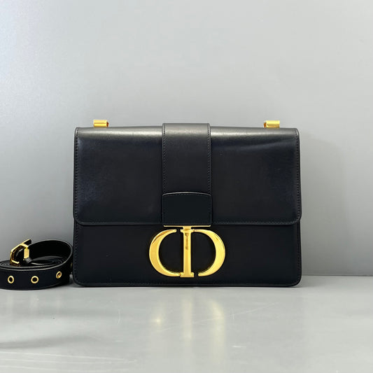 Dior - 30 Montaigne - Leather - Black - (medium)
