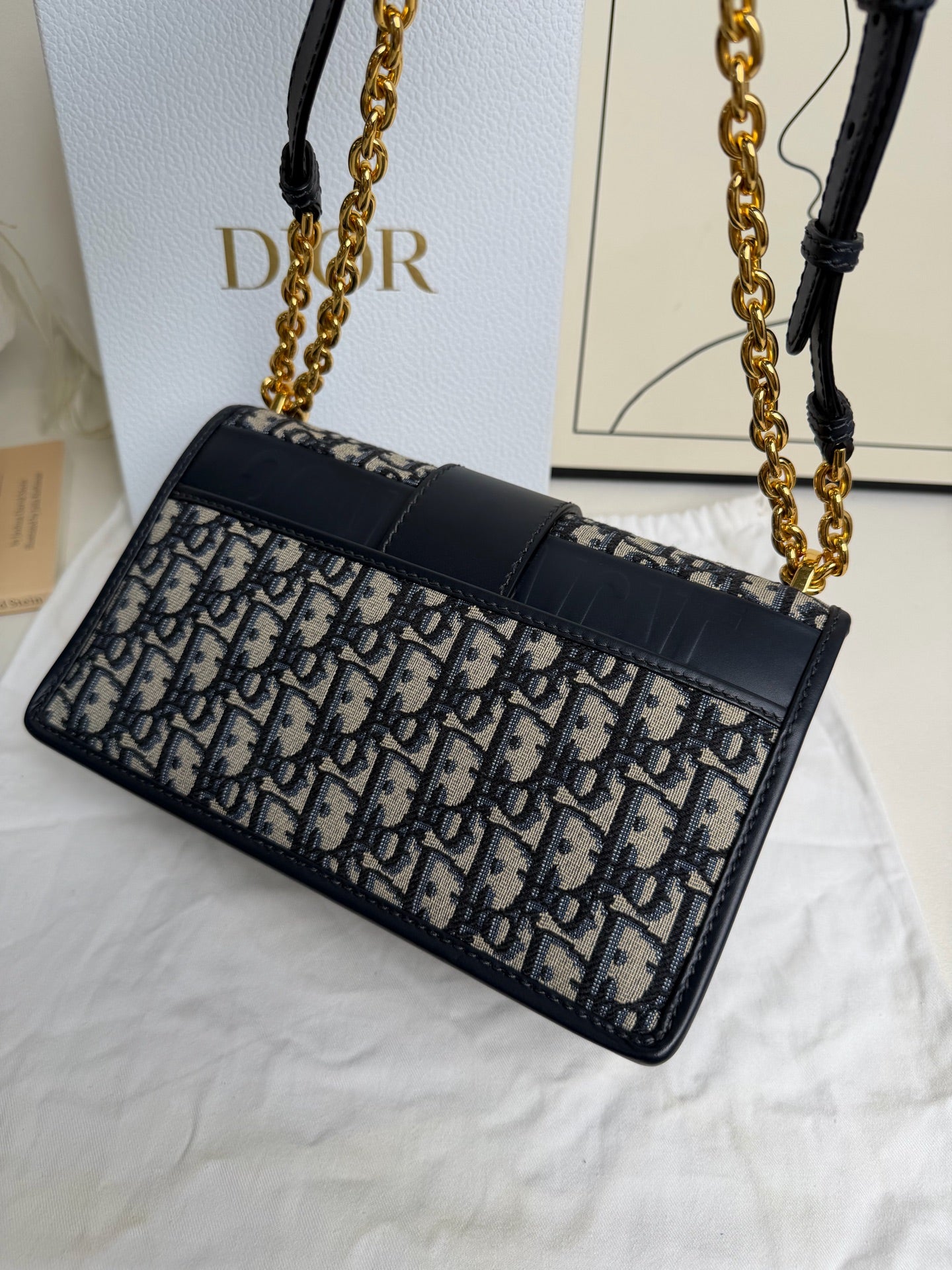 Dior - 30 Montaigne - Leather - Black - (medium)