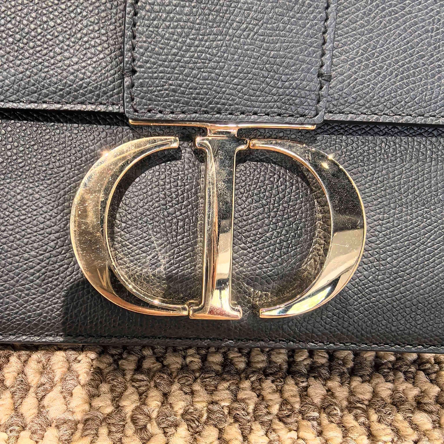 Dior - 30 Montaigne - Leather - Black - (medium)