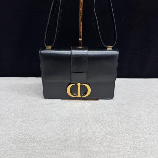 Dior - 30 Montaigne - Leather - Black - (mini)