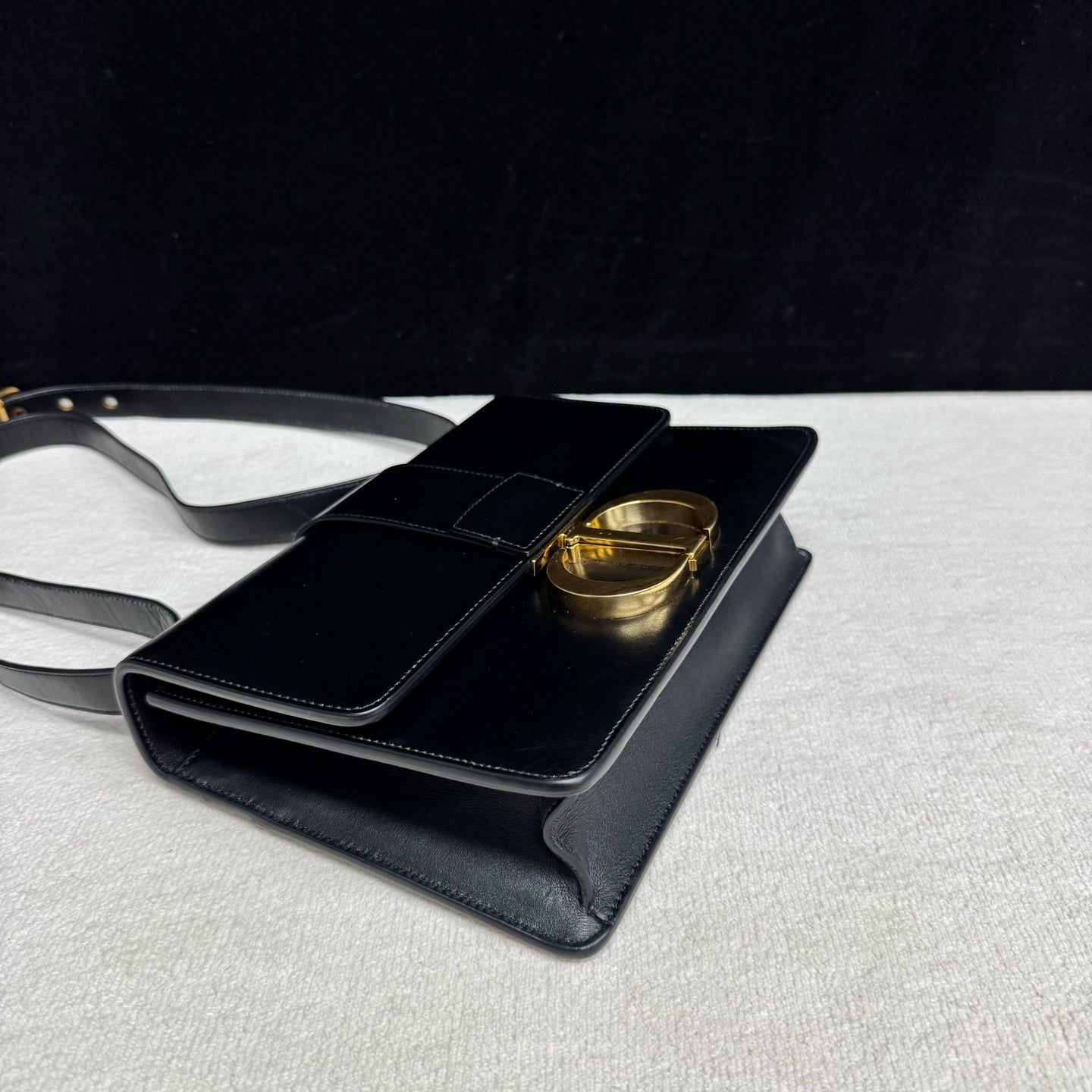 Dior - 30 Montaigne - Leather - Black - (mini)