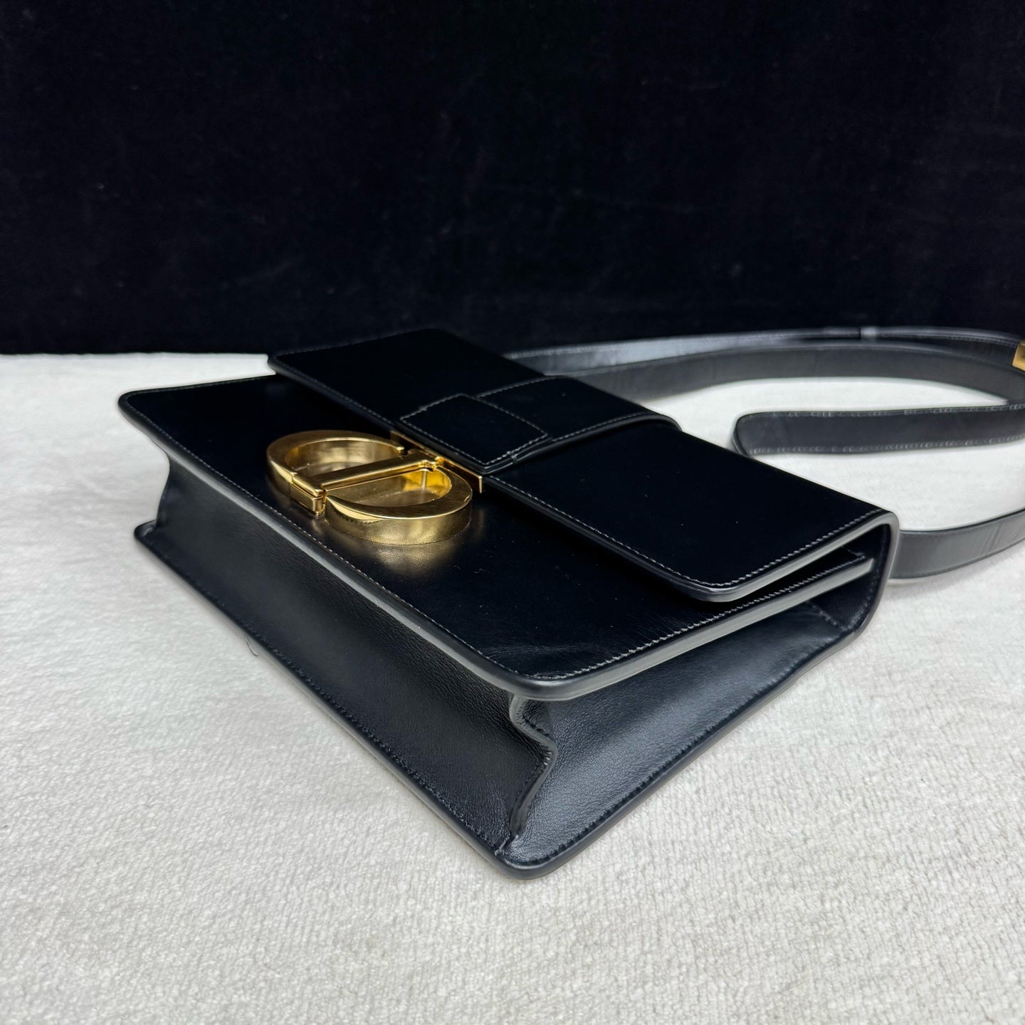 Dior - 30 Montaigne - Leather - Black - (mini)