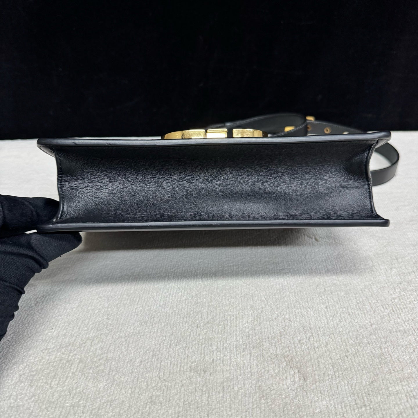 Dior - 30 Montaigne - Leather - Black - (mini)
