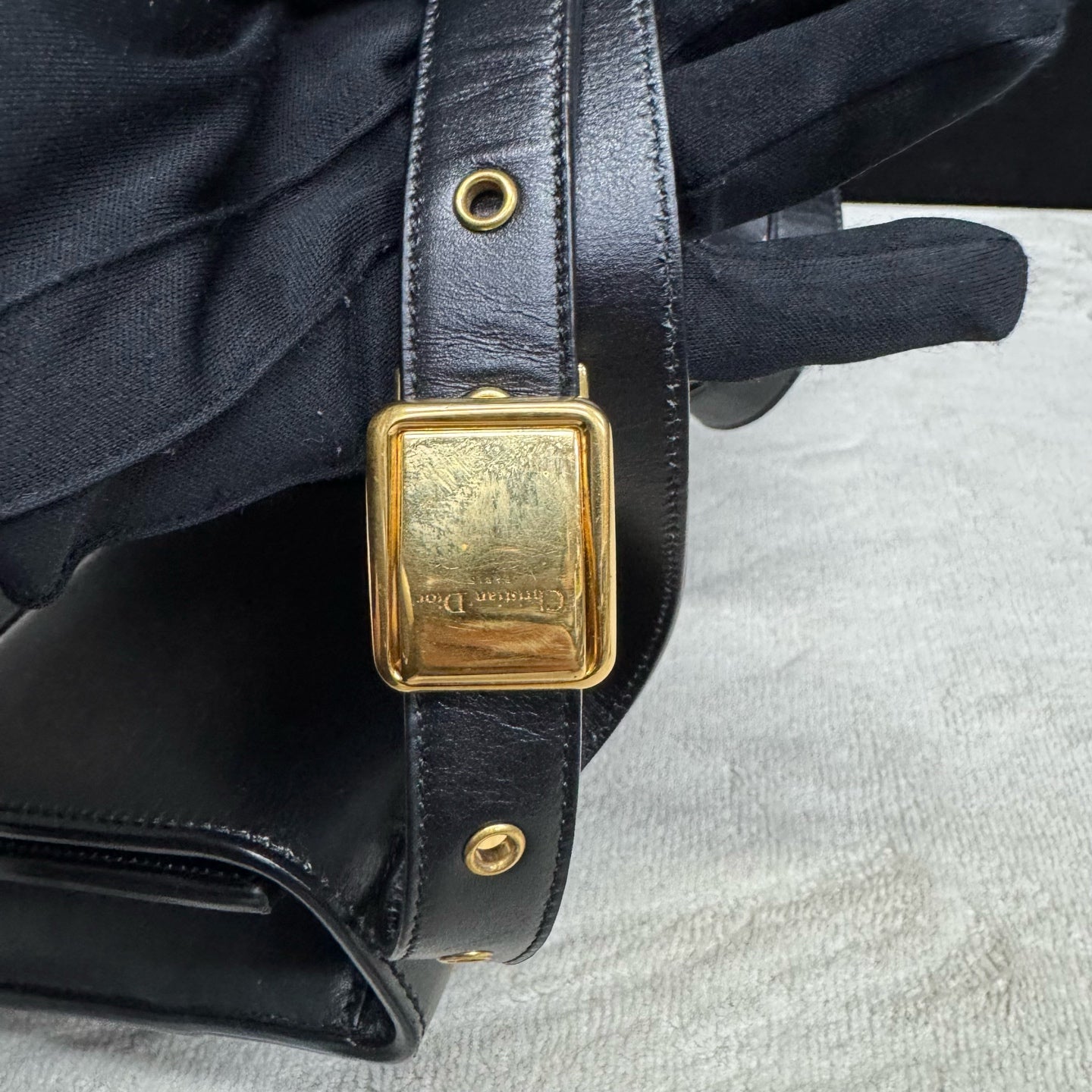 Dior - 30 Montaigne - Leather - Black - (mini)