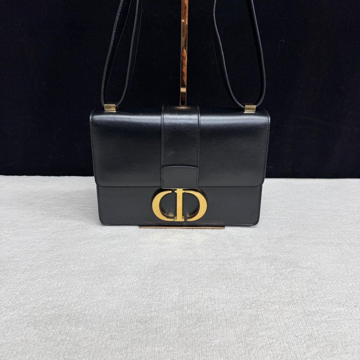 Dior - 30 Montaigne - Leather - Black - (small)