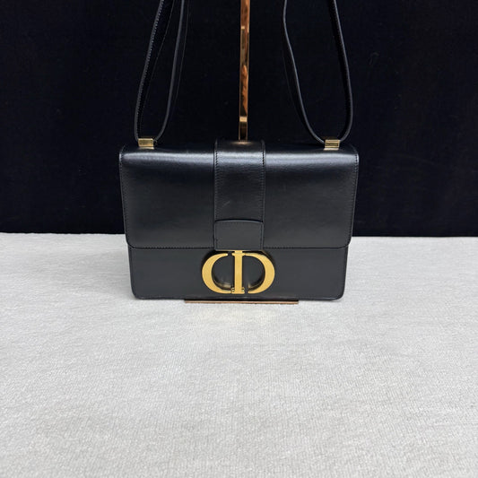 Dior - 30 Montaigne - Leather - Black - (small)