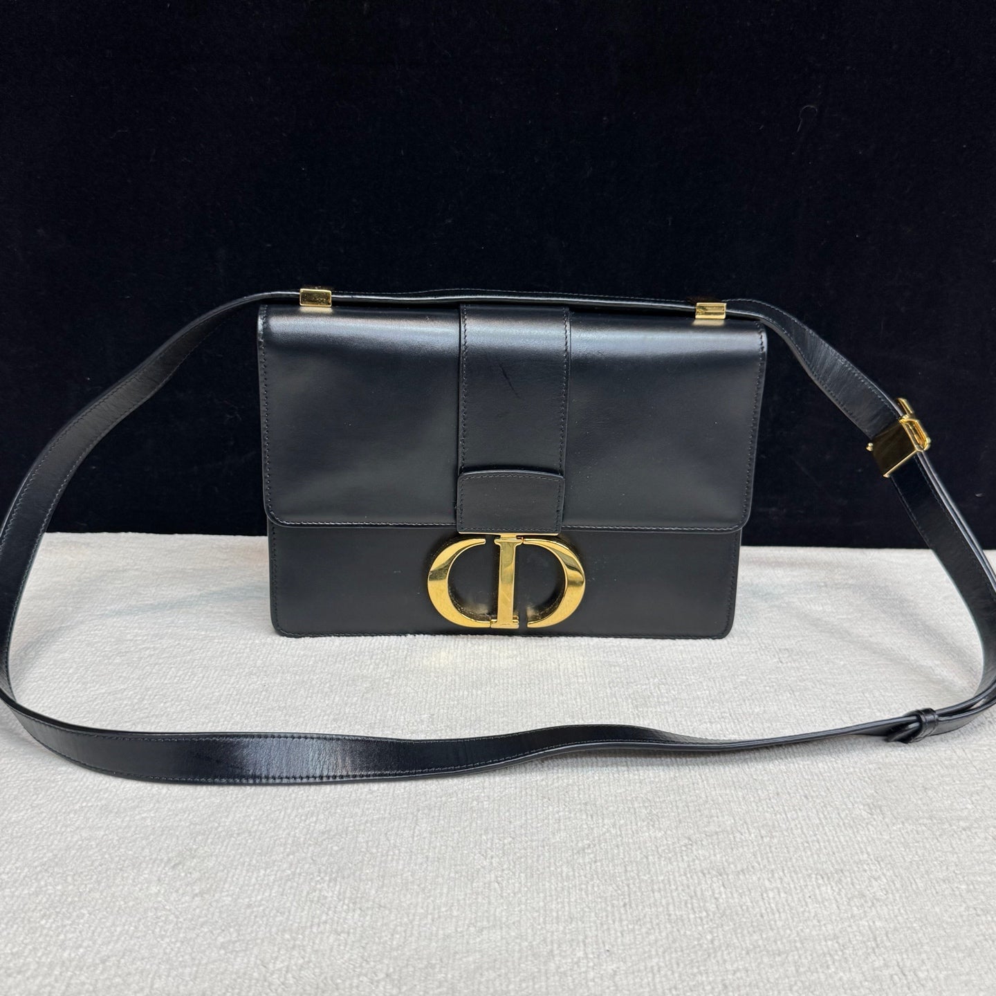 Dior - 30 Montaigne - Leather - Black - (Small)