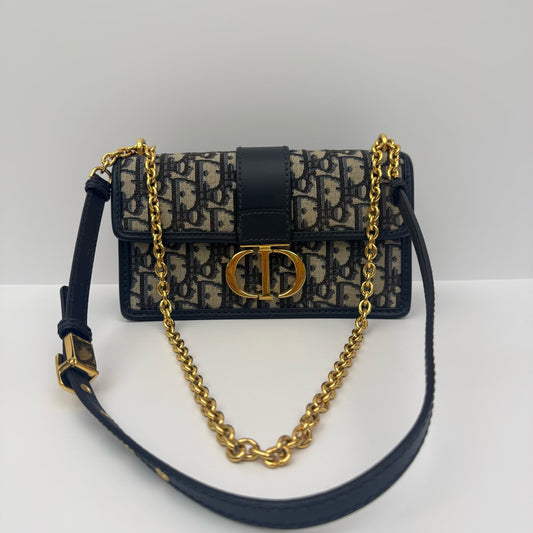 Dior - 30 Montaigne - Leather - Black - (small)