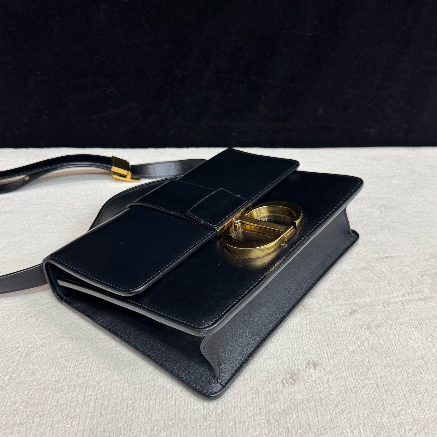 Dior - 30 Montaigne - Leather - Black - (Small)