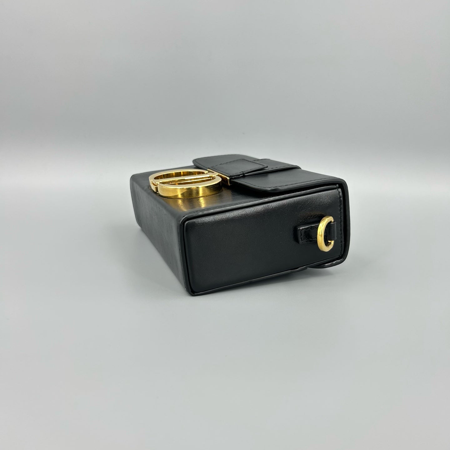 Dior - 30 Montaigne - Leather - Black - (small)