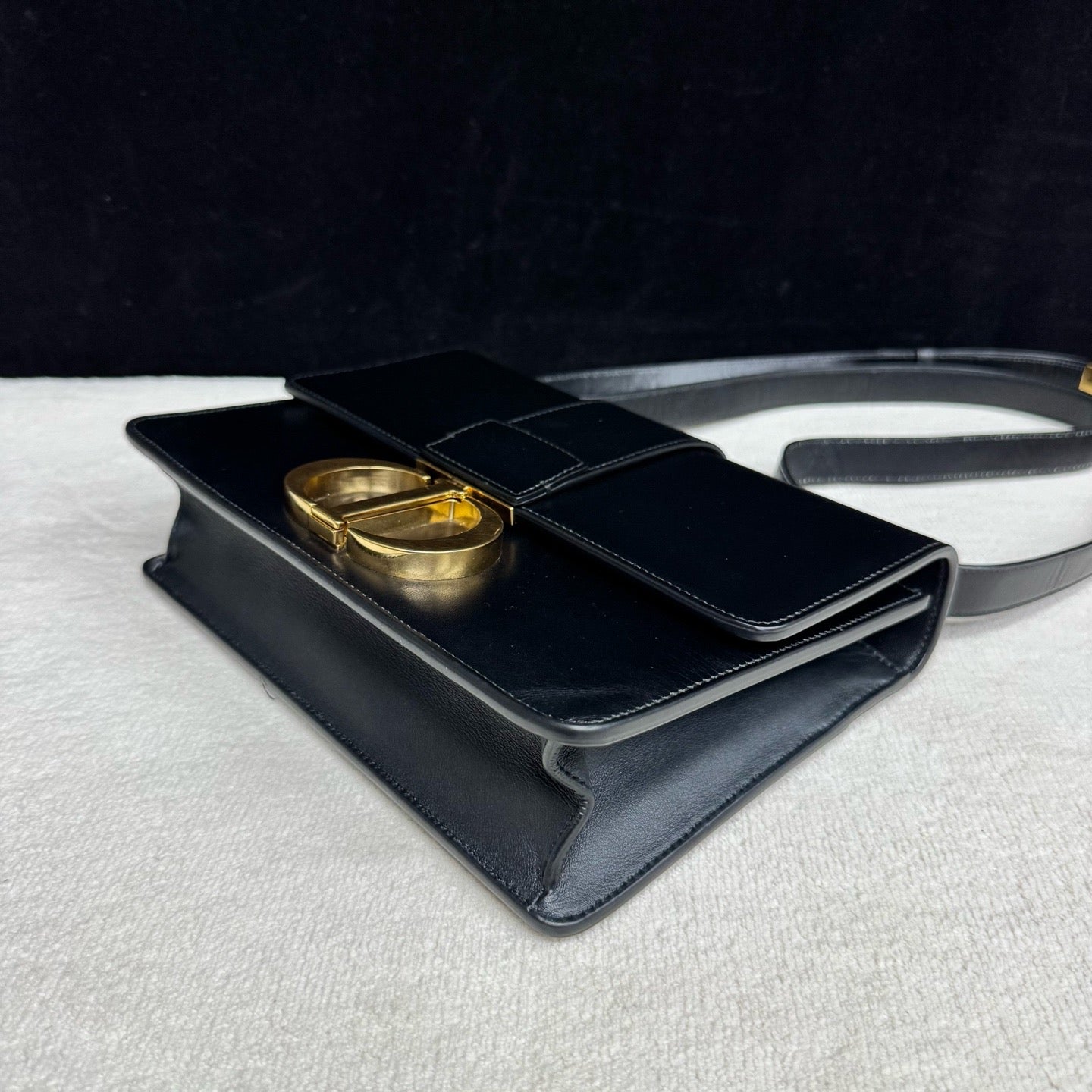 Dior - 30 Montaigne - Leather - Black - (small)