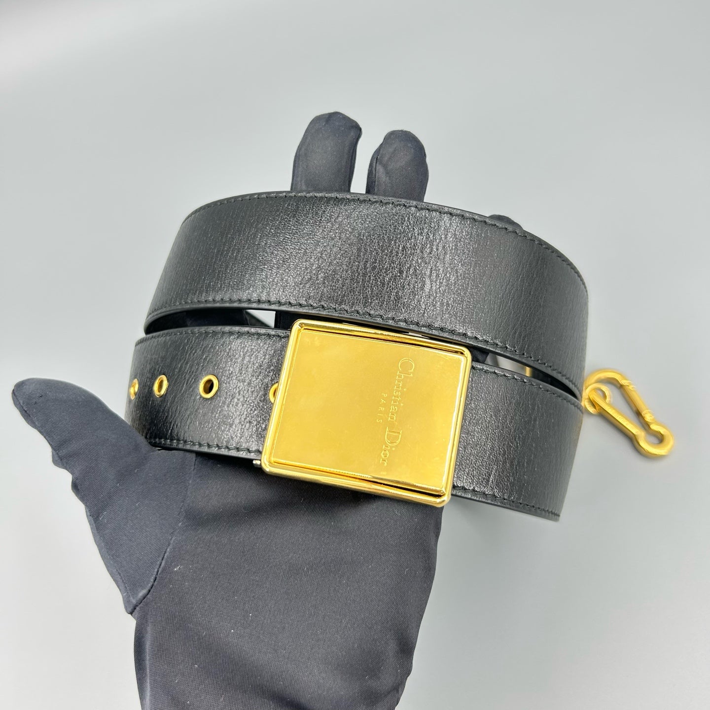 Dior - 30 Montaigne - Leather - Black - (small)