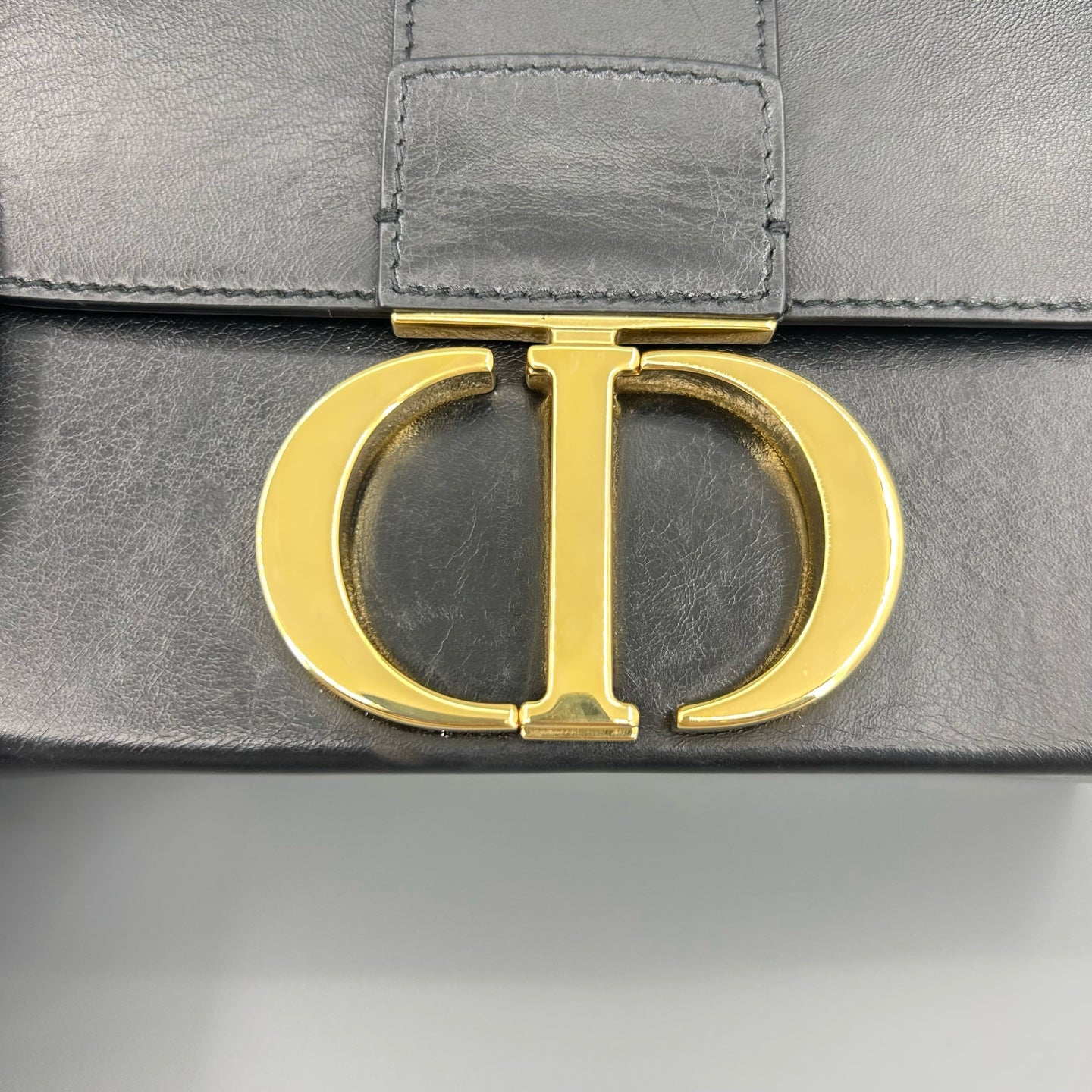 Dior - 30 Montaigne - Leather - Black - (small)