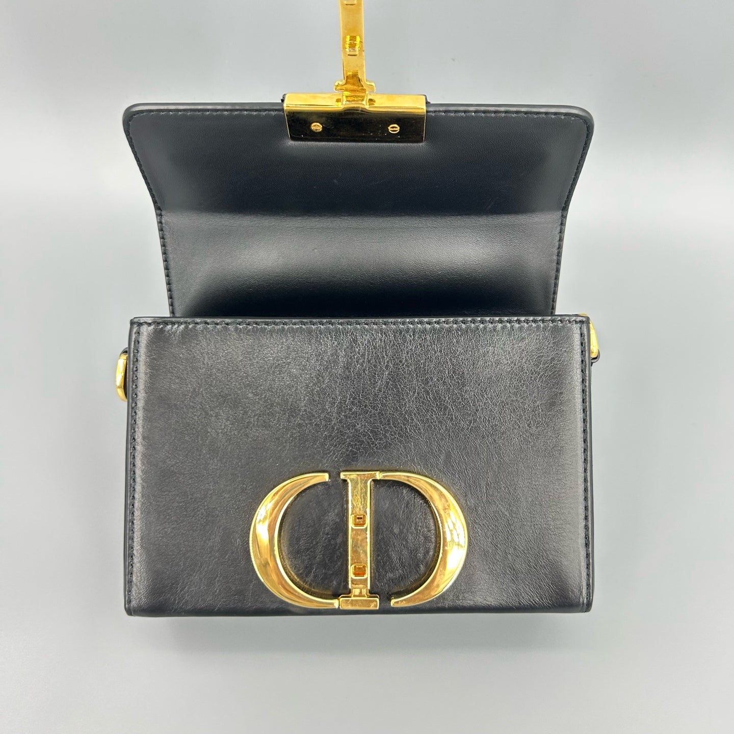 Dior - 30 Montaigne - Leather - Black - (small)