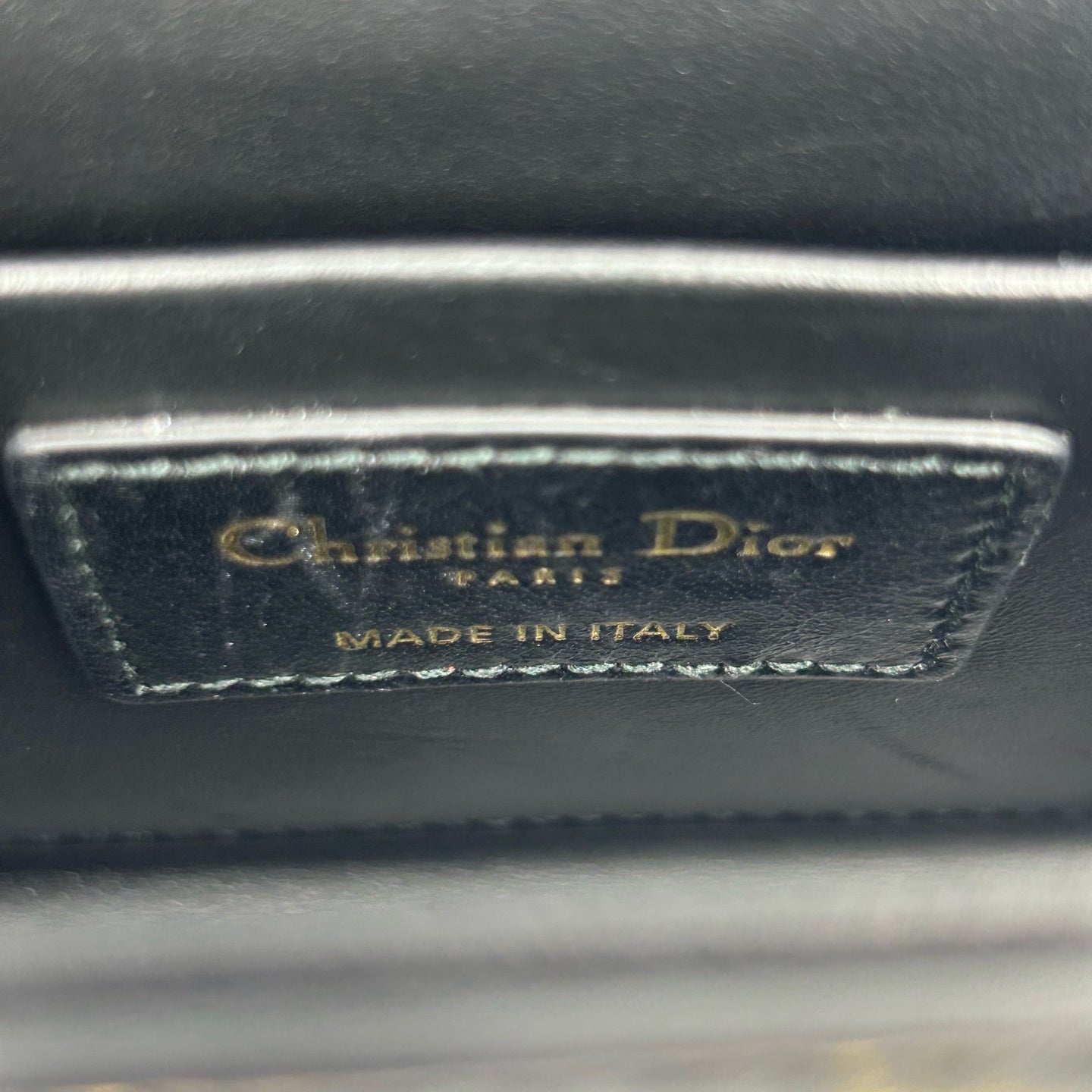Dior - 30 Montaigne - Leather - Black - (small)