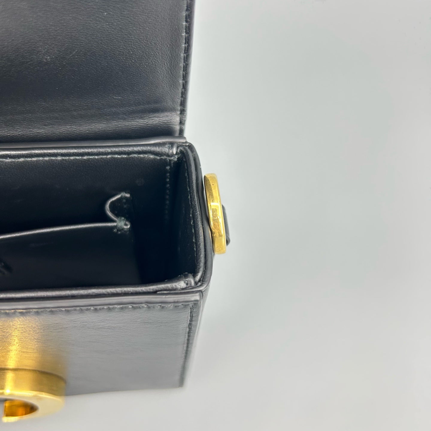 Dior - 30 Montaigne - Leather - Black - (small)