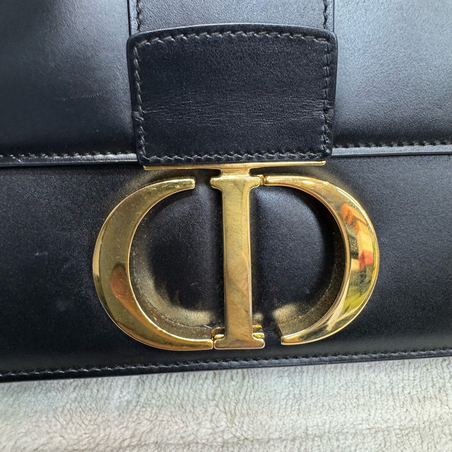 Dior - 30 Montaigne - Leather - Black - (Small)