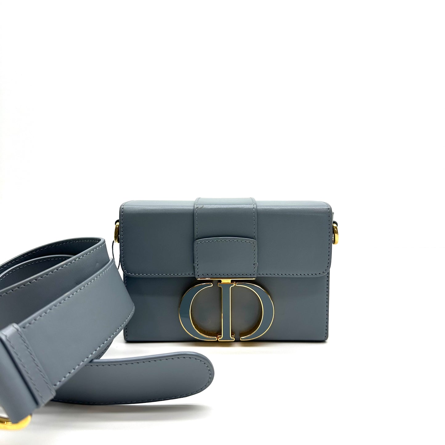 Dior - 30 Montaigne - Leather - Blue - (mini)