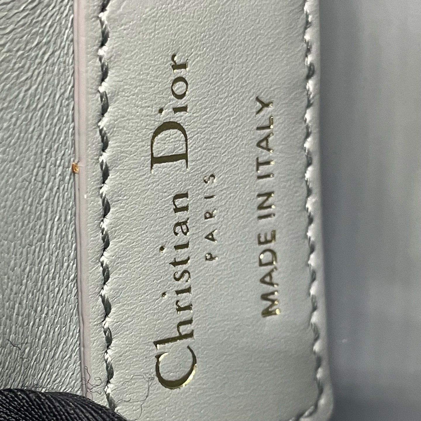 Dior - 30 Montaigne - Leather - Blue - (mini)