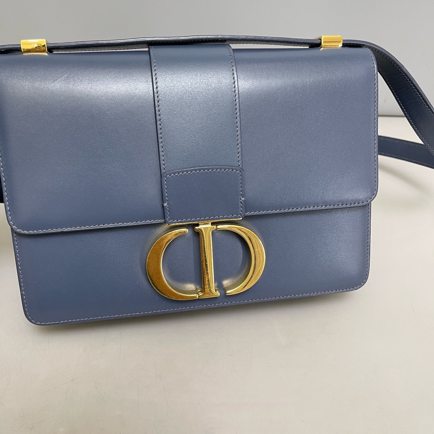 Dior - 30 Montaigne - Leather - Blue - (Small)