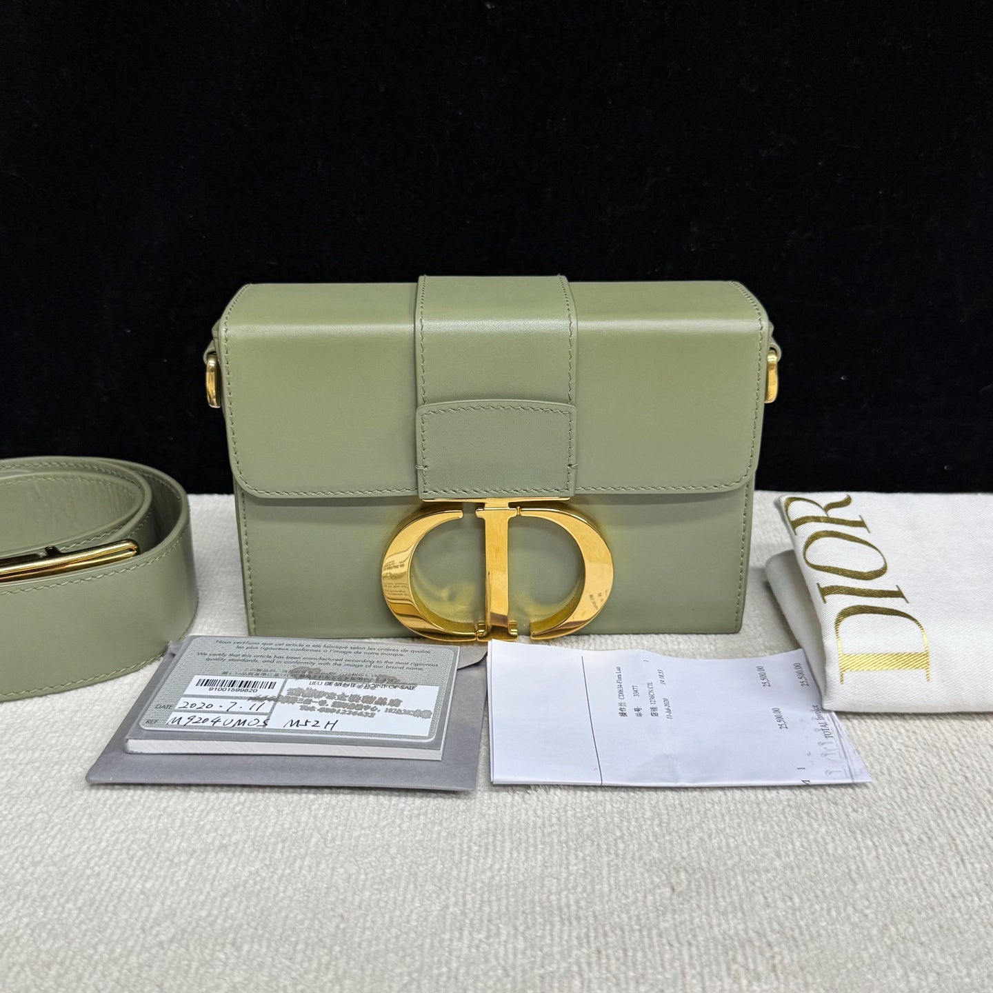 Dior - 30 Montaigne - Leather - Green - (mini)