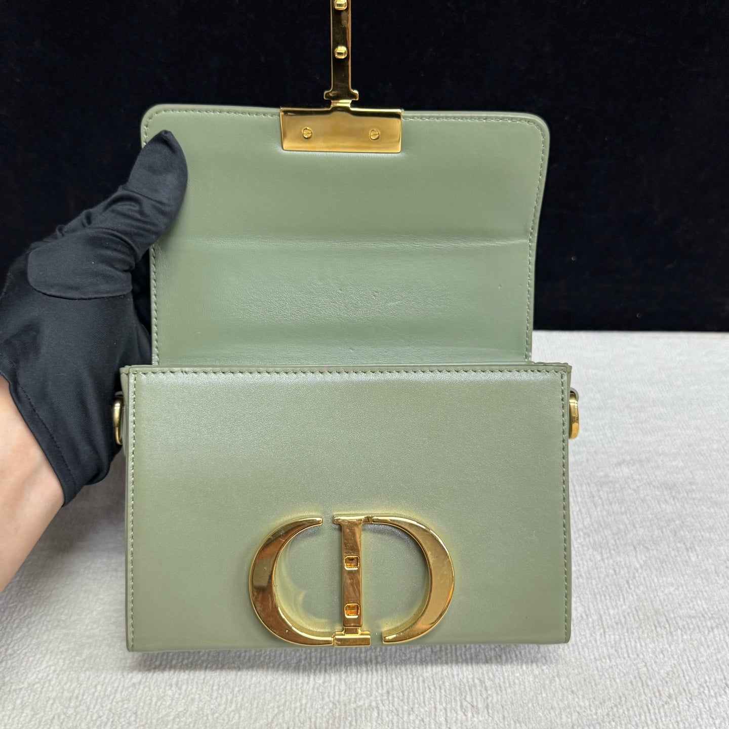 Dior - 30 Montaigne - Leather - Green - (mini)