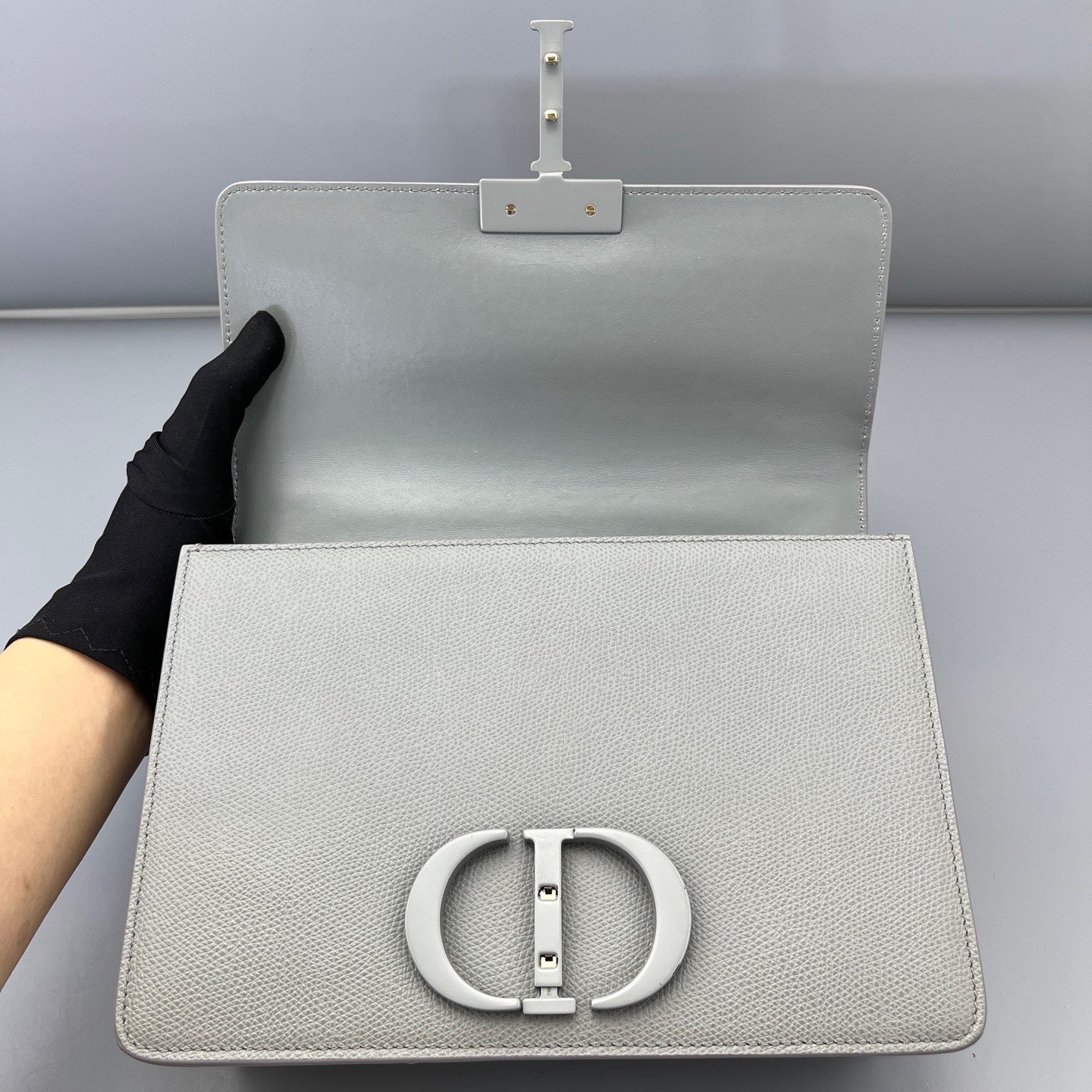 Dior - 30 Montaigne - Leather - Grey - (medium)